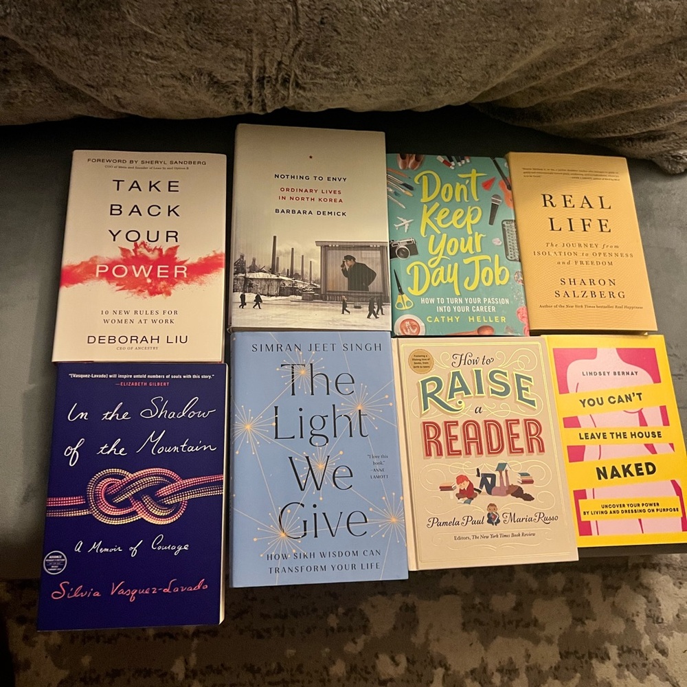 Collection of 8 Motivational & Self-Help Books 
$10 each